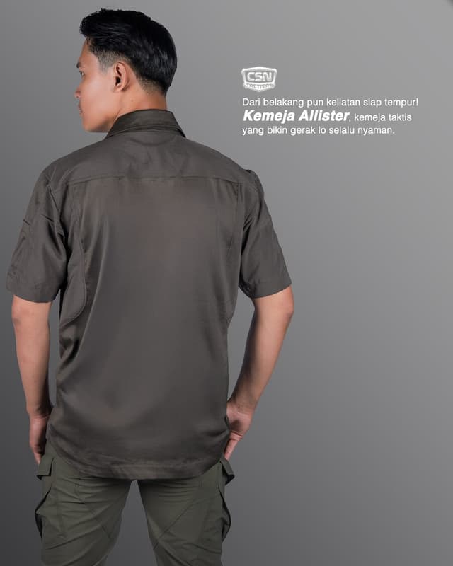 Consina Allister Tactical Series Shirt Kemeja Quickdry | Outdoor Military