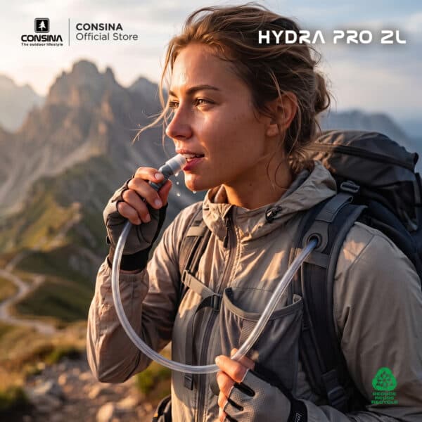 Consina Water Bladder Hydra Pro 2L Kantung Air Outdoor Premium | Trail Run Hiking Mountain